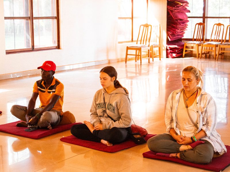 Meditating in Uganda | Janelle Nightingale