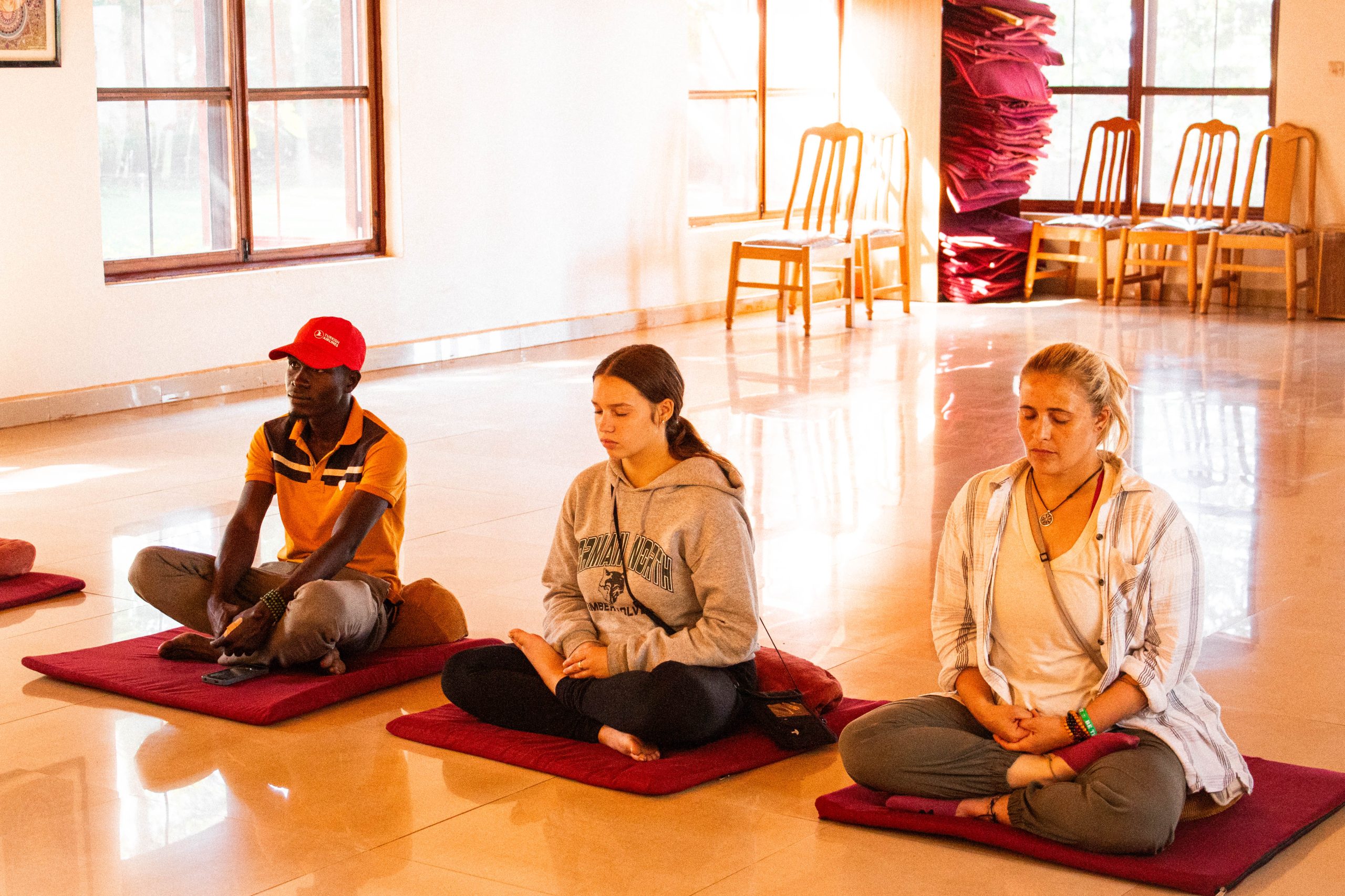 Meditating in Uganda | Janelle Nightingale